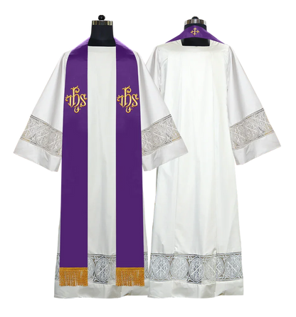 Spiritual motif embroidered Stole
