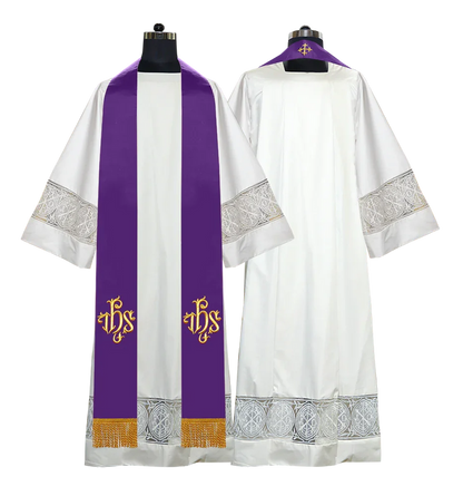 Spiritual motif embroidered Stole