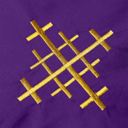 Spiritual motif embroidered Stole