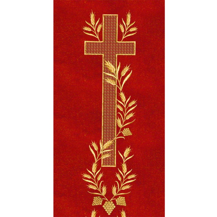 Stole with adorned embroidery