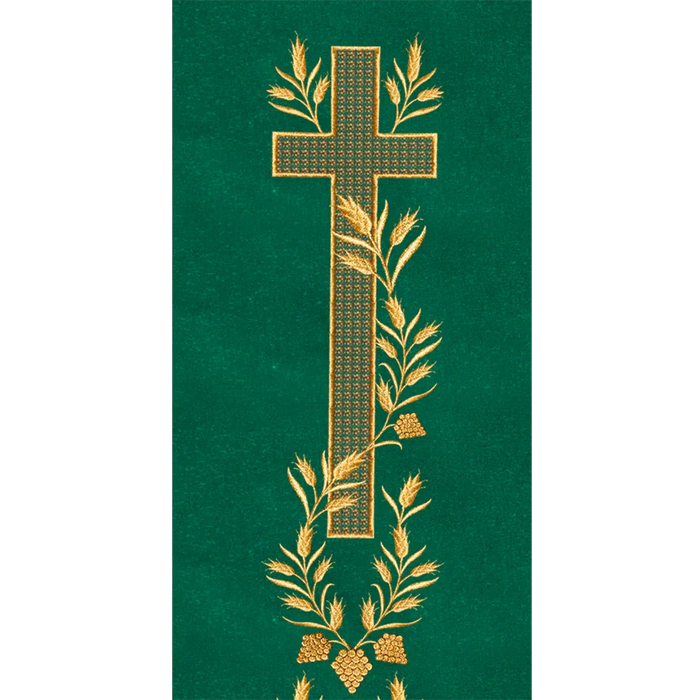 Stole with adorned embroidery