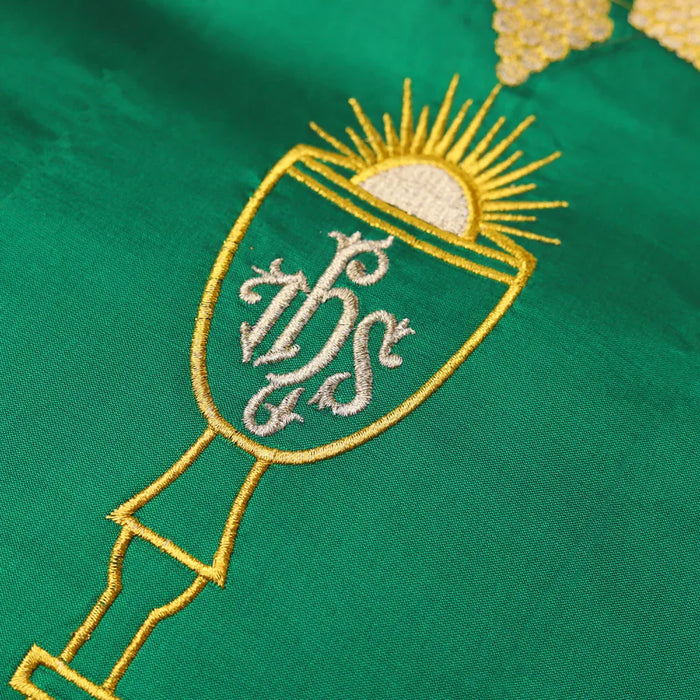 Stole with adorned embroidery