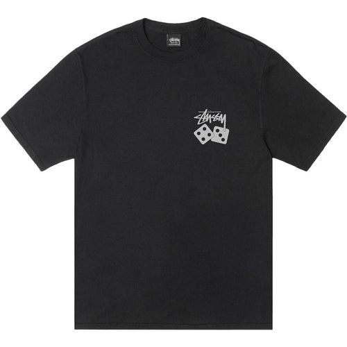 Stussy Dice Pigment Dyed Tee Black