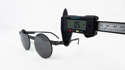 The No. 2, Sunglasses #2.1, Round, black, Sunglasses,