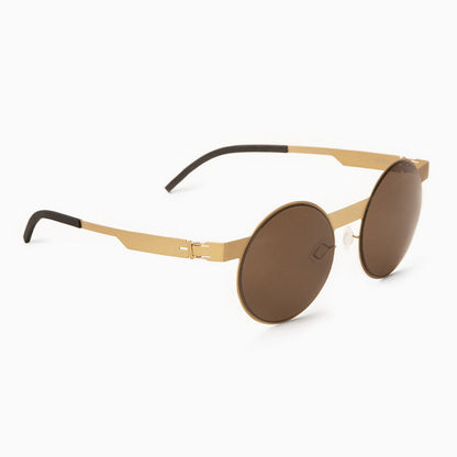 The No. 2, Sunglasses #2.1, Round, gold, Sunglasses,