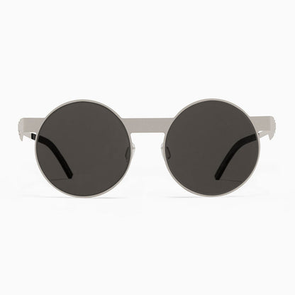 The No. 2, Sunglasses #2.1, Round, silver, Size, Large, Sunglasses, Swin Huang,
