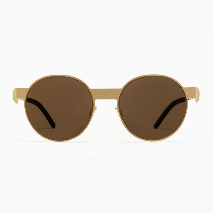 The No. 2, Sunglasses #2.3, Oval, gold, Size, Large, Sunglasses, Swin Huang,