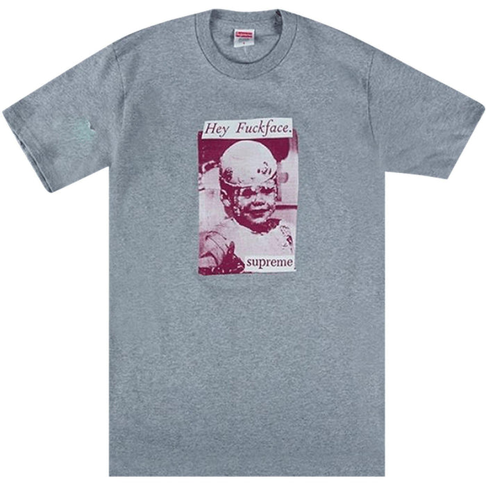 Supreme Fuck Face Tee Heather Grey