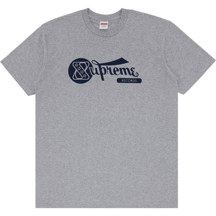 Supreme Records Tee Heather Grey