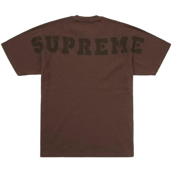 Supreme Stencil Thermal S/S Top Brown