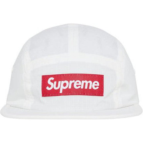 Supreme Waxed Ripstop Camp Cap White