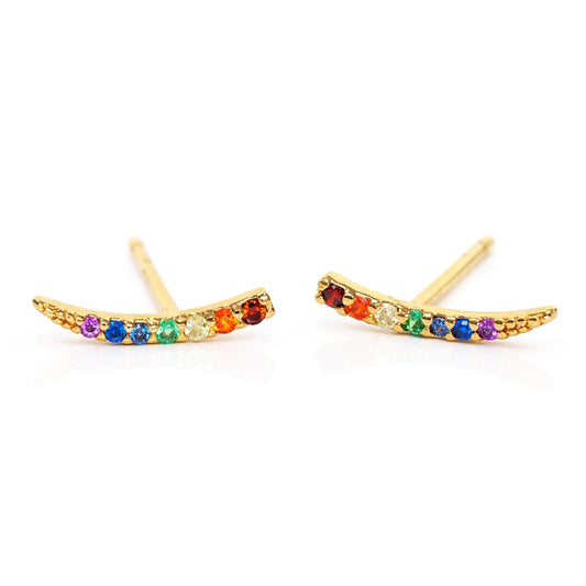 Rainbow Slice Studs