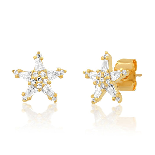 Star Baguette Studs