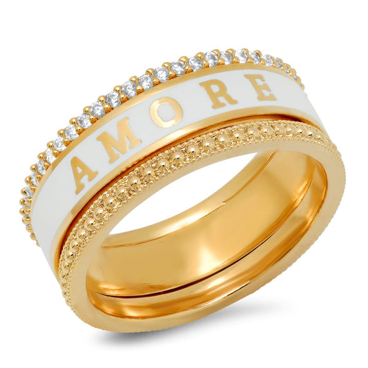 Amore Statement Band Ring