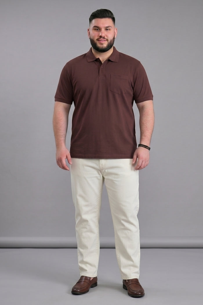 Teak - Zyric Pocket Polo Plus Size