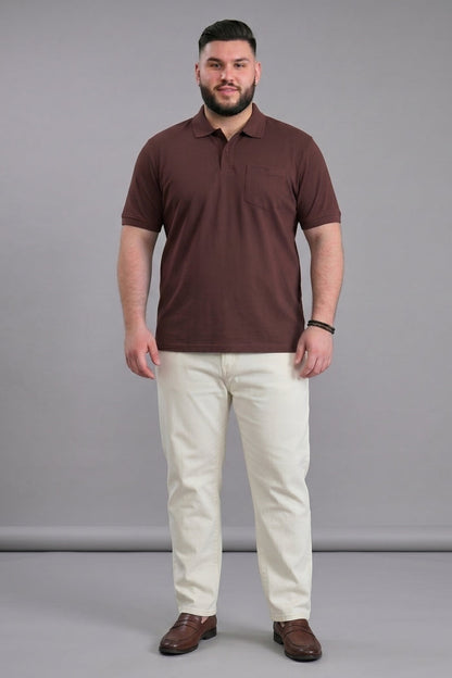 Teak - Zyric Pocket Polo Plus Size