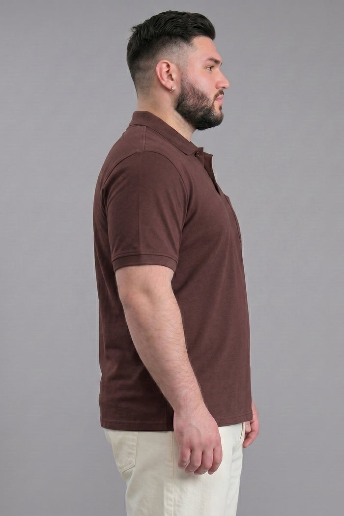Teak - Zyric Pocket Polo Plus Size