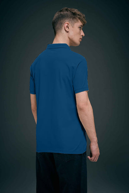 Teal Navy Smart Tech Pocket + Polo