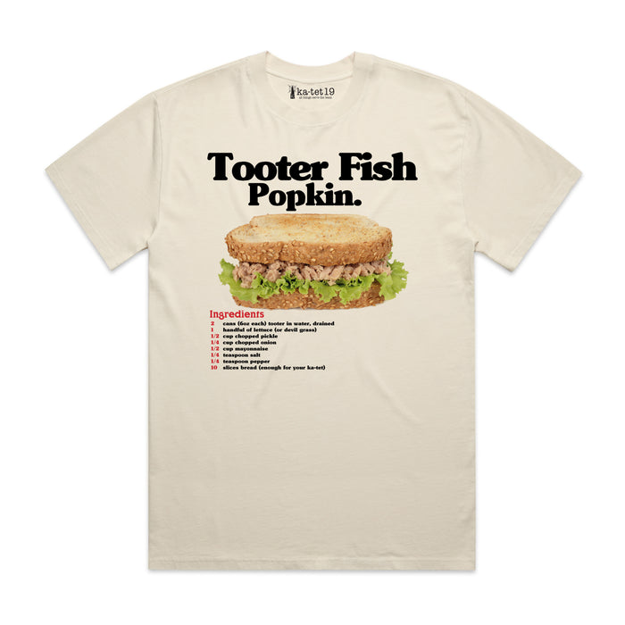 Tooter Fish Popkin Oversized faded t-shirt