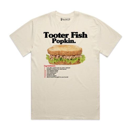 Tooter Fish Popkin Oversized faded t-shirt