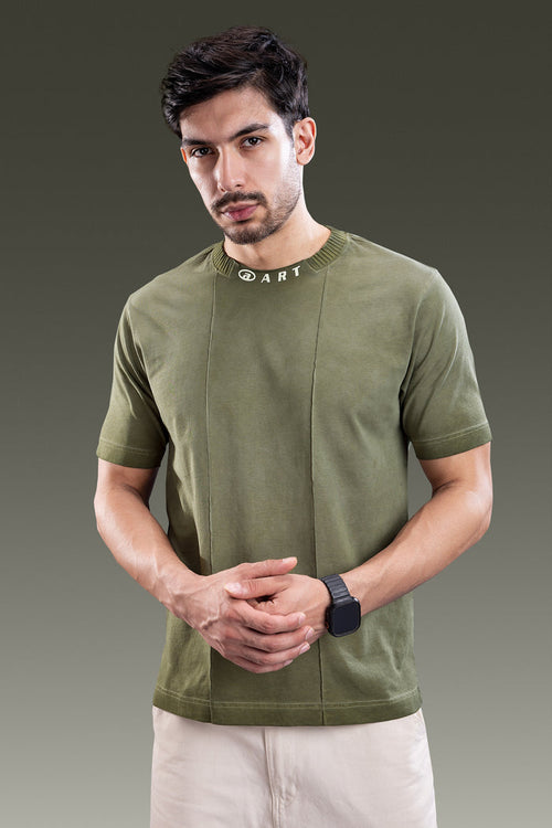 Urban Olive - Retro Oversize T-shirt