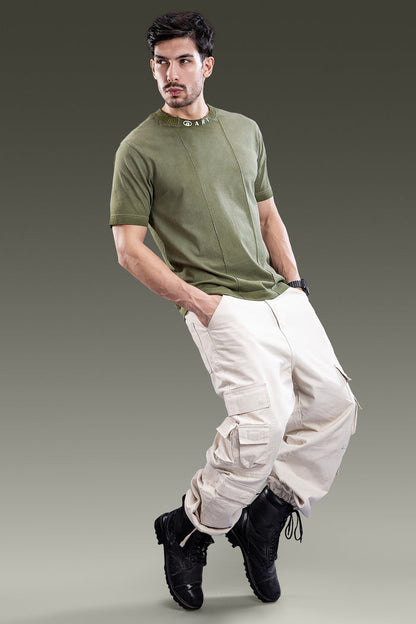Urban Olive - Retro Oversize T-shirt