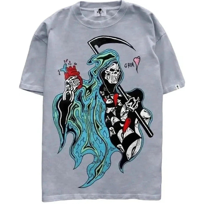 Warren Lotas x Matty Boy Reaper Tee Grey