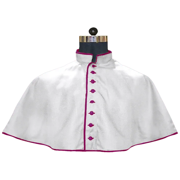 White Mozzetta with Trims