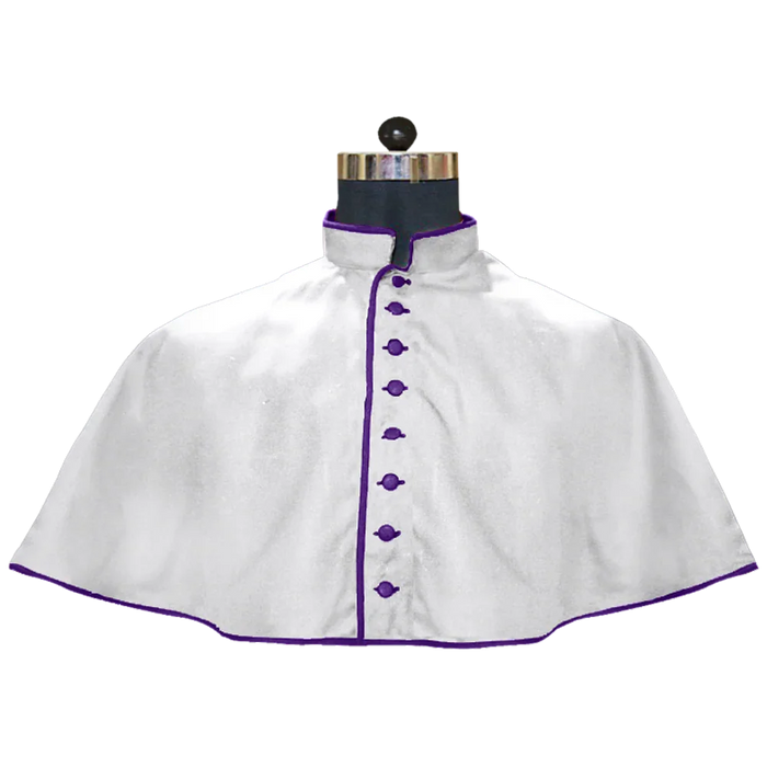 White Mozzetta with Trims